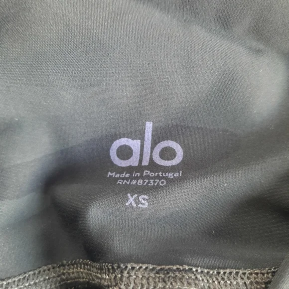 ALO Yoga High-Waist Camo Vapor Legging Black Camouflage Size XS - Picture 9 of 16